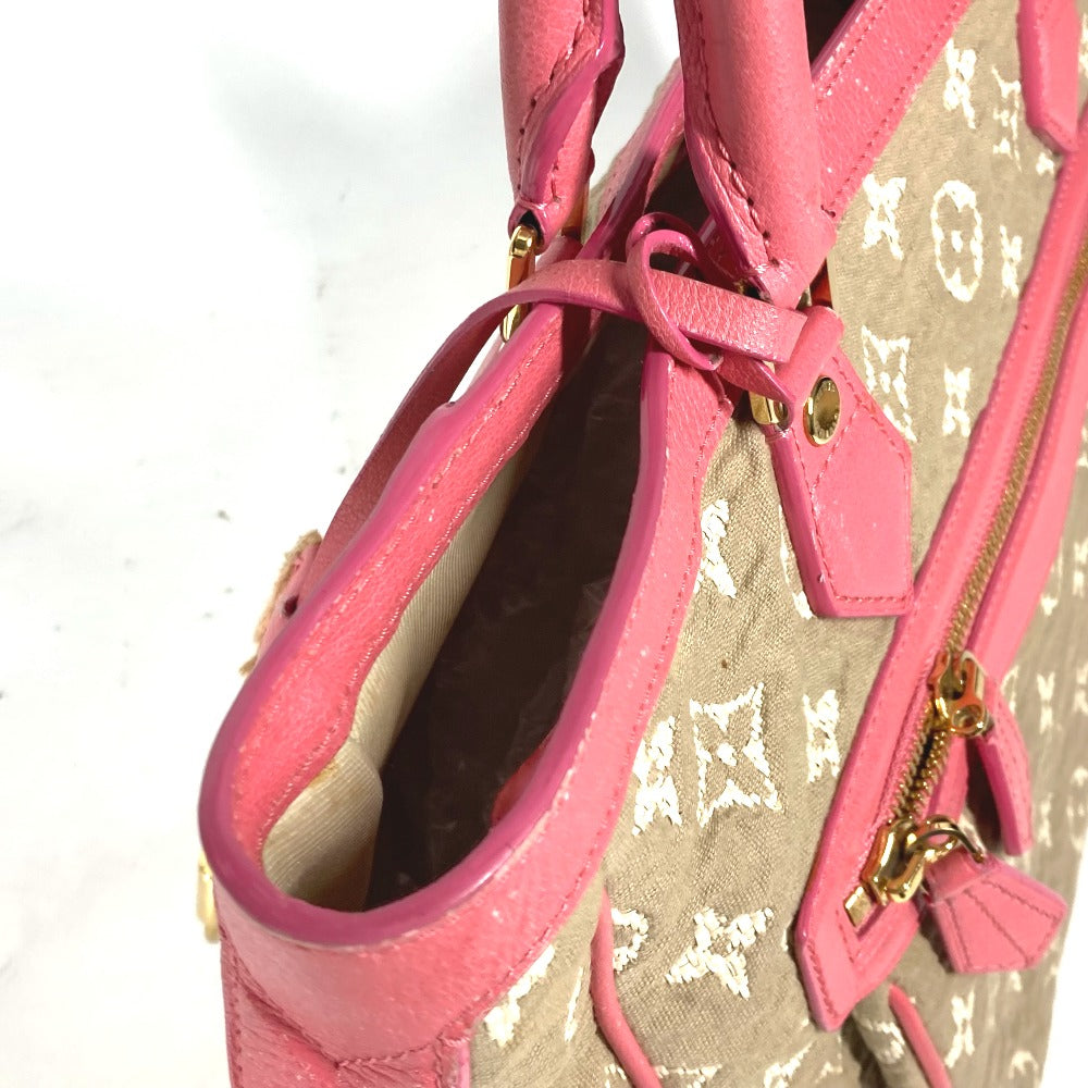 LOUIS VUITTON M93496 モノグラムサビア カバMM カバン ハンドバッグ バッグ トートバッグ レザー/キャンバス レディース ピンク