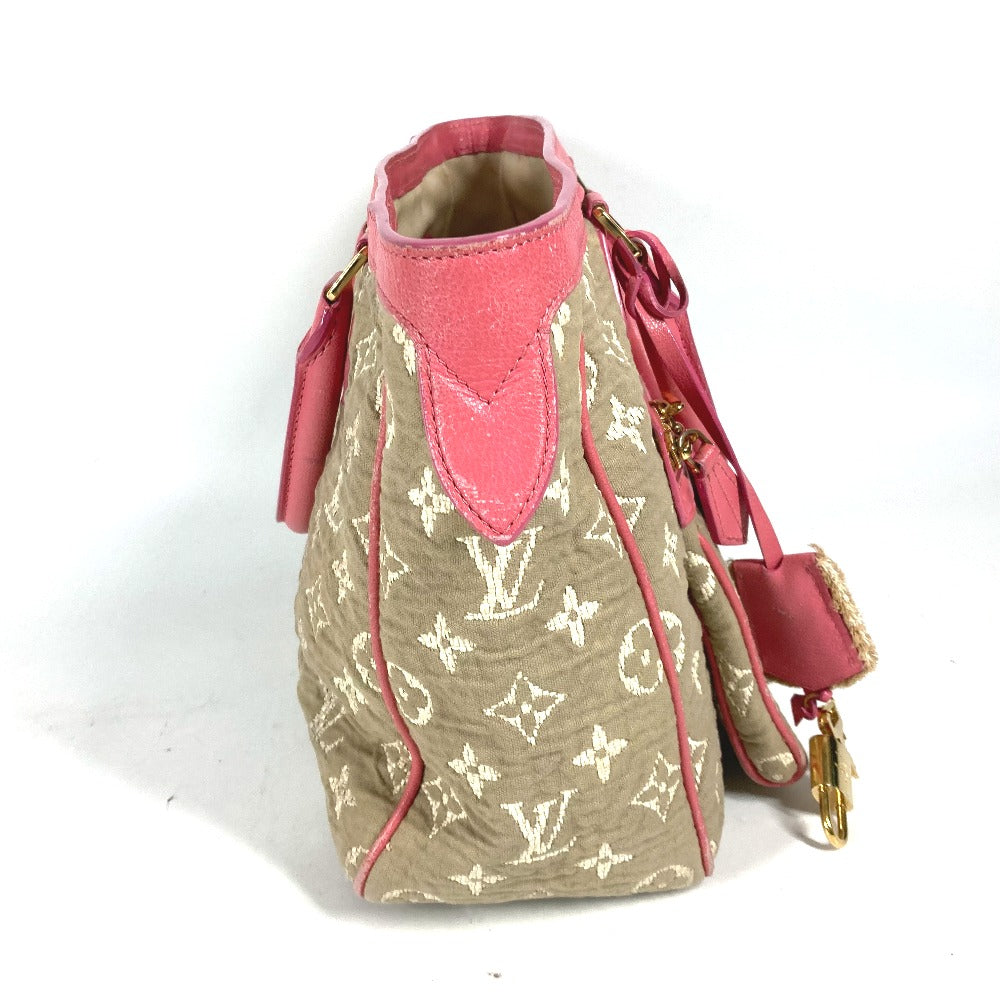 LOUIS VUITTON M93496 モノグラムサビア カバMM カバン ハンドバッグ バッグ トートバッグ レザー/キャンバス レディース ピンク