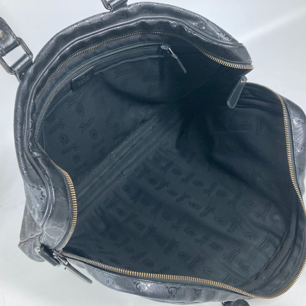 GUCCI 201480 GG Imprime Bag, Handbag, Tote Bag, Business Bag, GG Imprime, Unisex, Black
