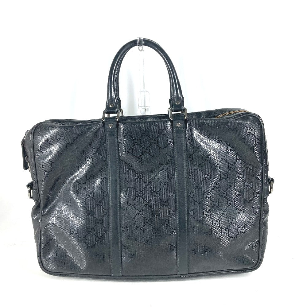 GUCCI 201480 GG Imprime Bag, Handbag, Tote Bag, Business Bag, GG Imprime, Unisex, Black