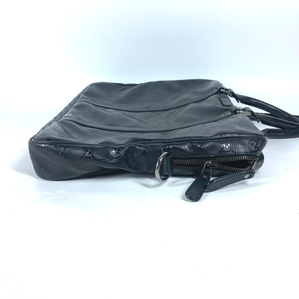 GUCCI 201480 GG Imprime Bag, Handbag, Tote Bag, Business Bag, GG Imprime, Unisex, Black