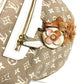 LOUIS VUITTON M93499 モノグラム サビア ブザスPM トートバッグ カバン 肩掛け バッグ ショルダーバッグ コットン レディース ベージュ