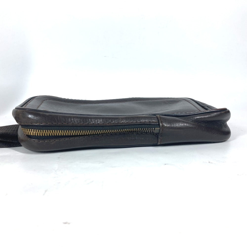LOUIS VUITTON M92535 ユタ スィウ カバン ベルトバッグ ウエストポーチ ボディバッグ ユタレザー メンズ カフェ ブラウン