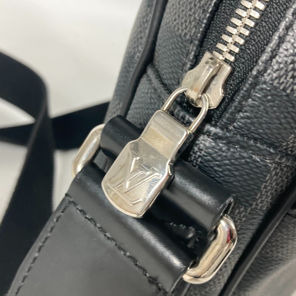 LOUIS VUITTON N41408 ダミエグラフィット デイトンPM カバン メッセンジャーバッグ 斜め掛け ショルダーバッグ ダミエグラフィットキャンバス メンズ ブラック
