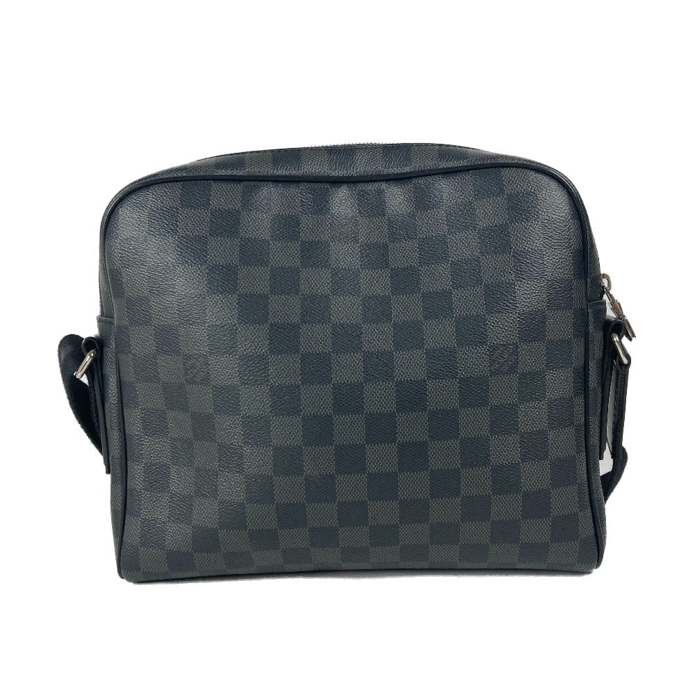 LOUIS VUITTON N41408 ダミエグラフィット デイトンPM カバン メッセンジャーバッグ 斜め掛け ショルダーバッグ ダミエグラフィットキャンバス メンズ ブラック