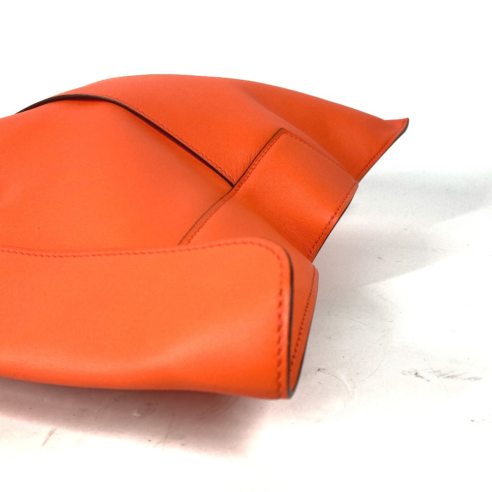 HERMES フラップ ポーチ プリプラ 2つ折り クラッチバッグ スイフト ユニセックス オレンジ