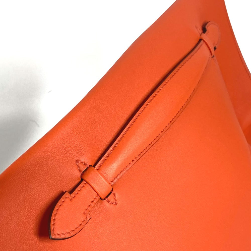 HERMES フラップ ポーチ プリプラ 2つ折り クラッチバッグ スイフト ユニセックス オレンジ