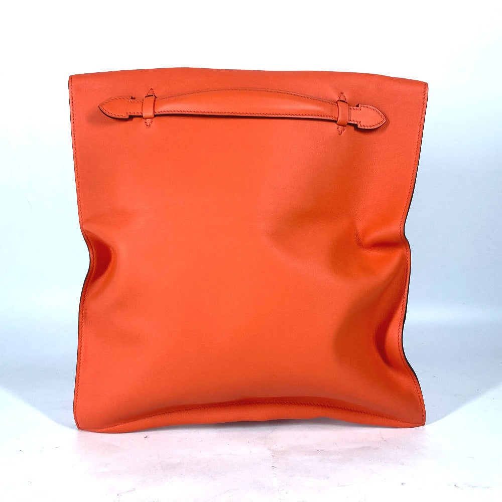 HERMES フラップ ポーチ プリプラ 2つ折り クラッチバッグ スイフト ユニセックス オレンジ
