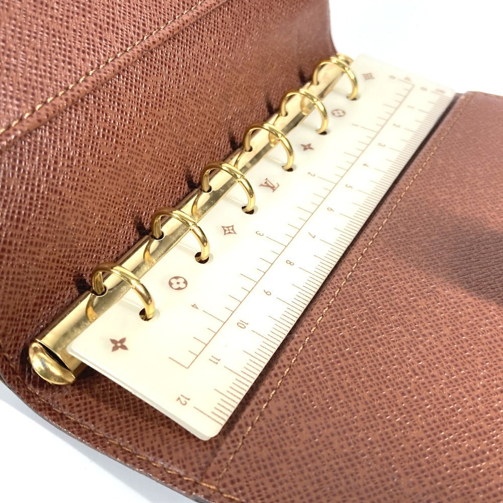 LOUIS VUITTON R20011 モノグラム パンダ アジェンダPM 村上隆コラボ 手帳カバー モノグラムキャンバス レディース ブラウン