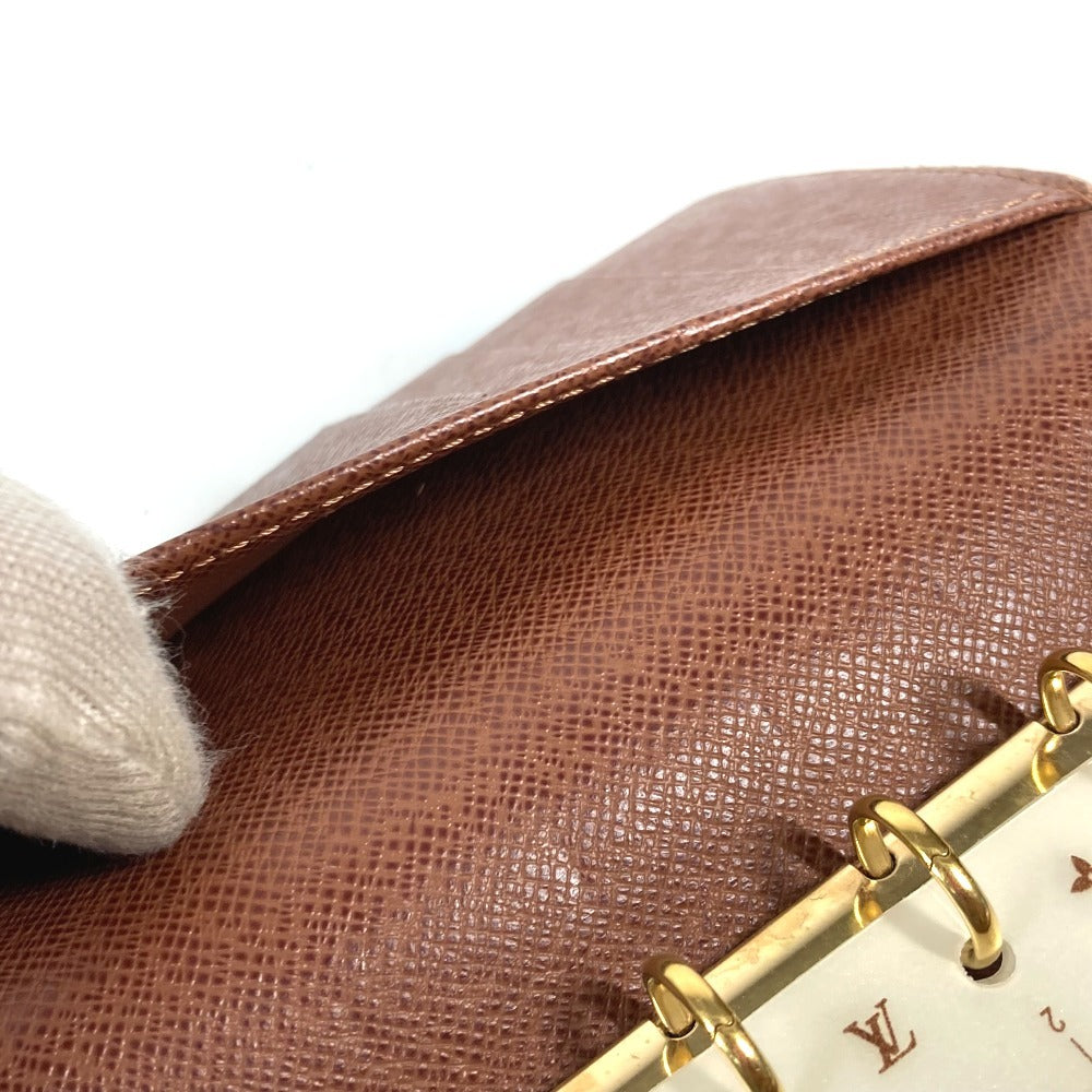LOUIS VUITTON R20011 モノグラム パンダ アジェンダPM 村上隆コラボ 手帳カバー モノグラムキャンバス レディース ブラウン