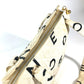 CHANEL ヴィンテージ CC ココマーク ロゴ アイコン カバン 肩掛け トートバッグ ショルダーバッグ キャンバス レディース ホワイト