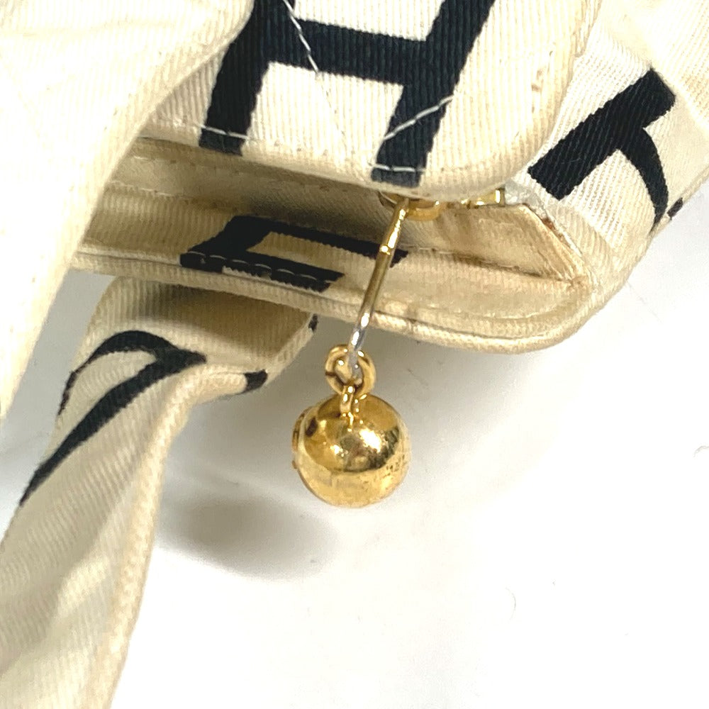 CHANEL ヴィンテージ CC ココマーク ロゴ アイコン カバン 肩掛け トートバッグ ショルダーバッグ キャンバス レディース ホワイト
