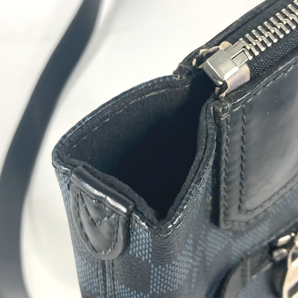LOUIS VUITTON N41348 Damier Cobalt Messenger Greenwich Crossbody Shoulder Bag in Damier Cobalt Canvas, Navy