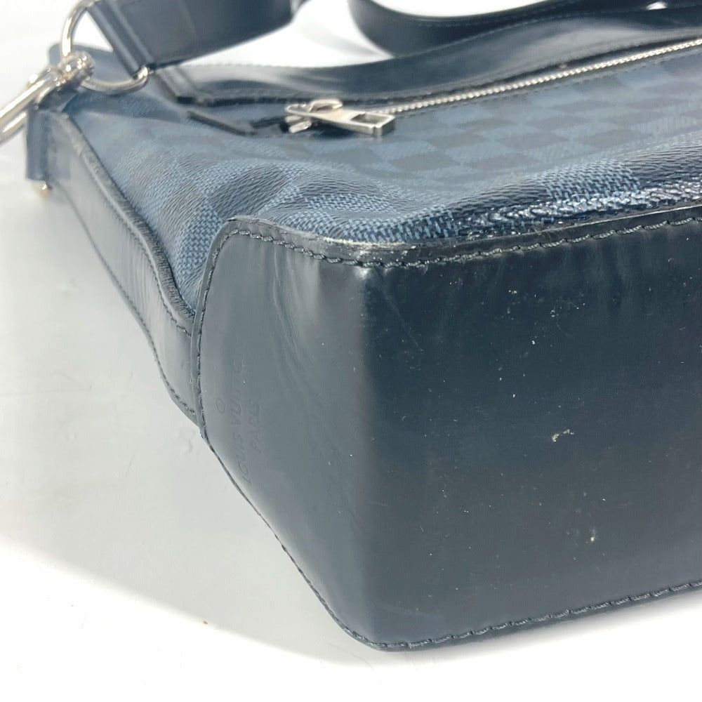 LOUIS VUITTON N41348 Damier Cobalt Messenger Greenwich Crossbody Shoulder Bag in Damier Cobalt Canvas, Navy
