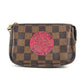 LOUIS VUITTON N58011 ダミエ T＆B ミニ ポシェット アクセソワール カバン アクセサリーポーチ チェーン ハンドバッグ ダミエキャンバス レディース エベヌ ブラウン