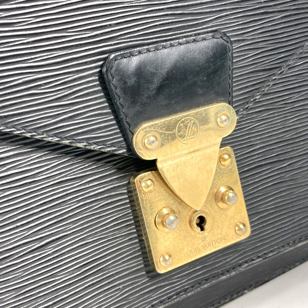 LOUIS VUITTON M52122 エピ モンソー カバン ビジネスバッグ ハンドバッグ エピレザー メンズ ノワール ブラック