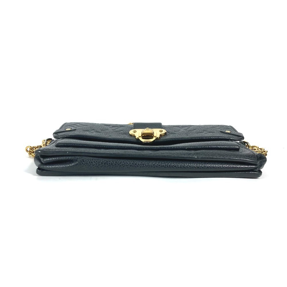 LOUIS VUITTON M67839 モノグラムアンプラント ポルトフォイユ・ヴァヴァン チェーンウォレット カバン ショルダーバッグ 長財布 モノグラムアンプラントレザー レディース ノワール ブラック
