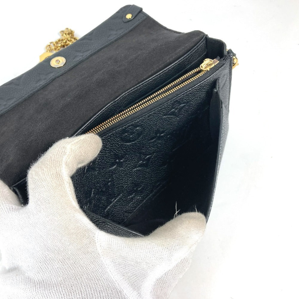 LOUIS VUITTON M67839 モノグラムアンプラント ポルトフォイユ・ヴァヴァン チェーンウォレット カバン ショルダーバッグ 長財布 モノグラムアンプラントレザー レディース ノワール ブラック