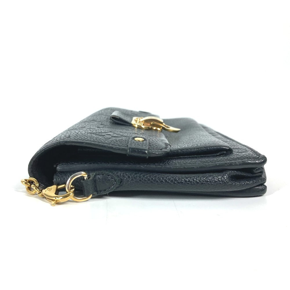 LOUIS VUITTON M67839 モノグラムアンプラント ポルトフォイユ・ヴァヴァン チェーンウォレット カバン ショルダーバッグ 長財布 モノグラムアンプラントレザー レディース ノワール ブラック