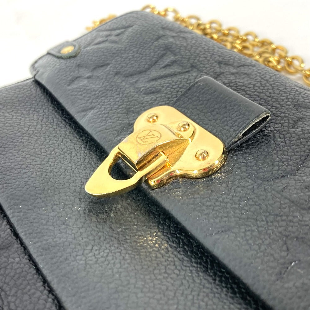 LOUIS VUITTON M67839 モノグラムアンプラント ポルトフォイユ・ヴァヴァン チェーンウォレット カバン ショルダーバッグ 長財布 モノグラムアンプラントレザー レディース ノワール ブラック