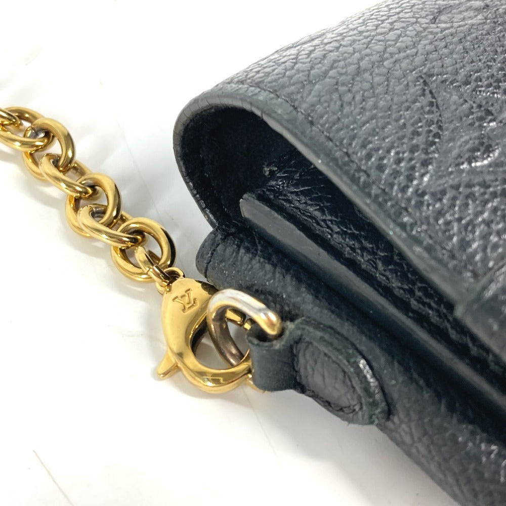 LOUIS VUITTON M67839 モノグラムアンプラント ポルトフォイユ・ヴァヴァン チェーンウォレット カバン ショルダーバッグ 長財布 モノグラムアンプラントレザー レディース ノワール ブラック