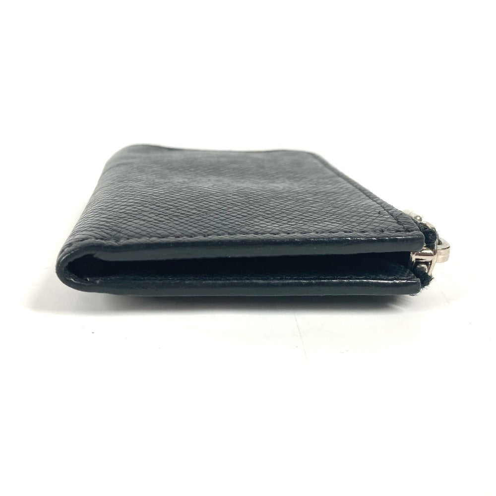 LOUIS VUITTON M63375 タイガ ポルトモネジュール 財布 小銭入れ L字ファスナー コインケース タイガレザー ユニセックス ブラック
