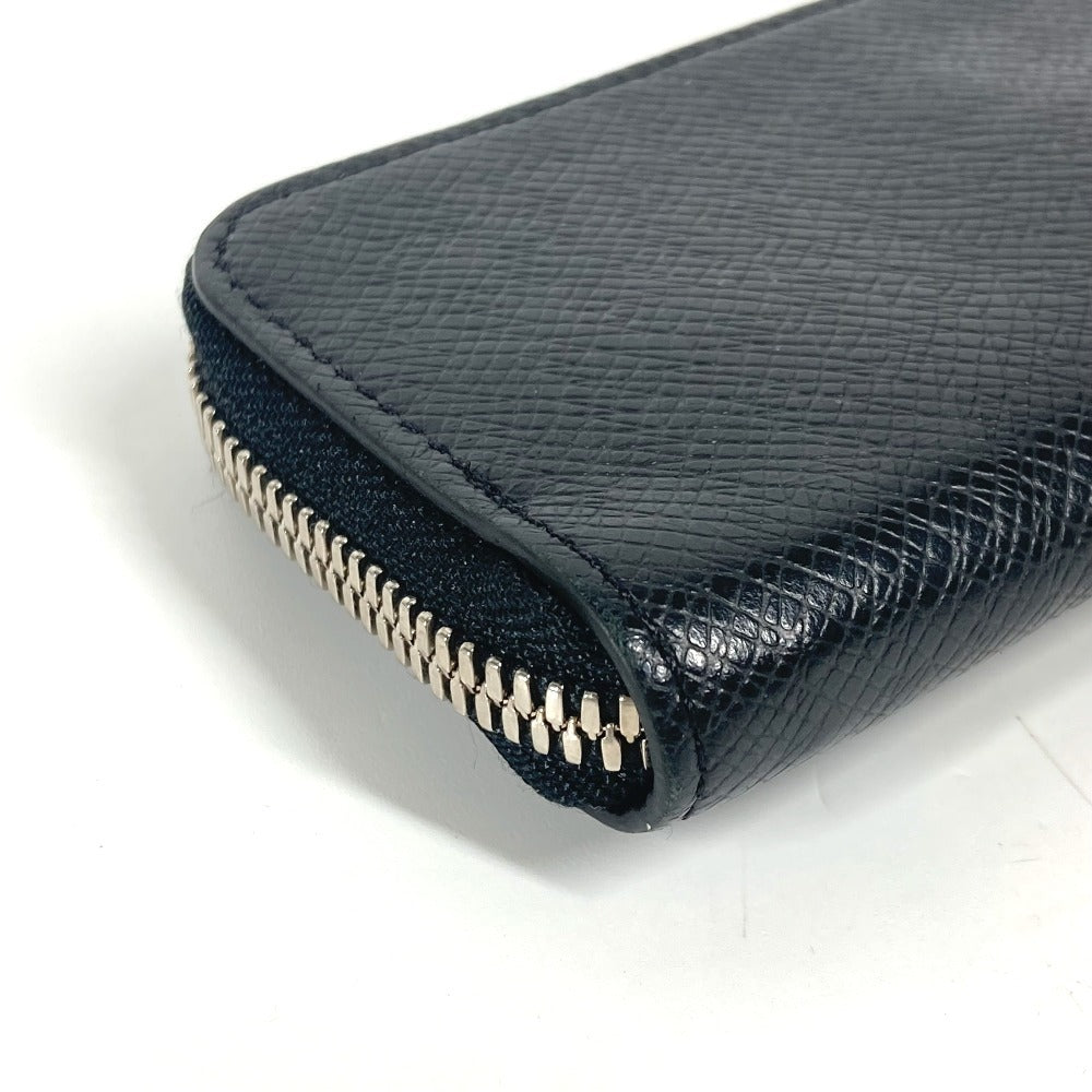 LOUIS VUITTON M63375 タイガ ポルトモネジュール 財布 小銭入れ L字ファスナー コインケース タイガレザー ユニセックス ブラック