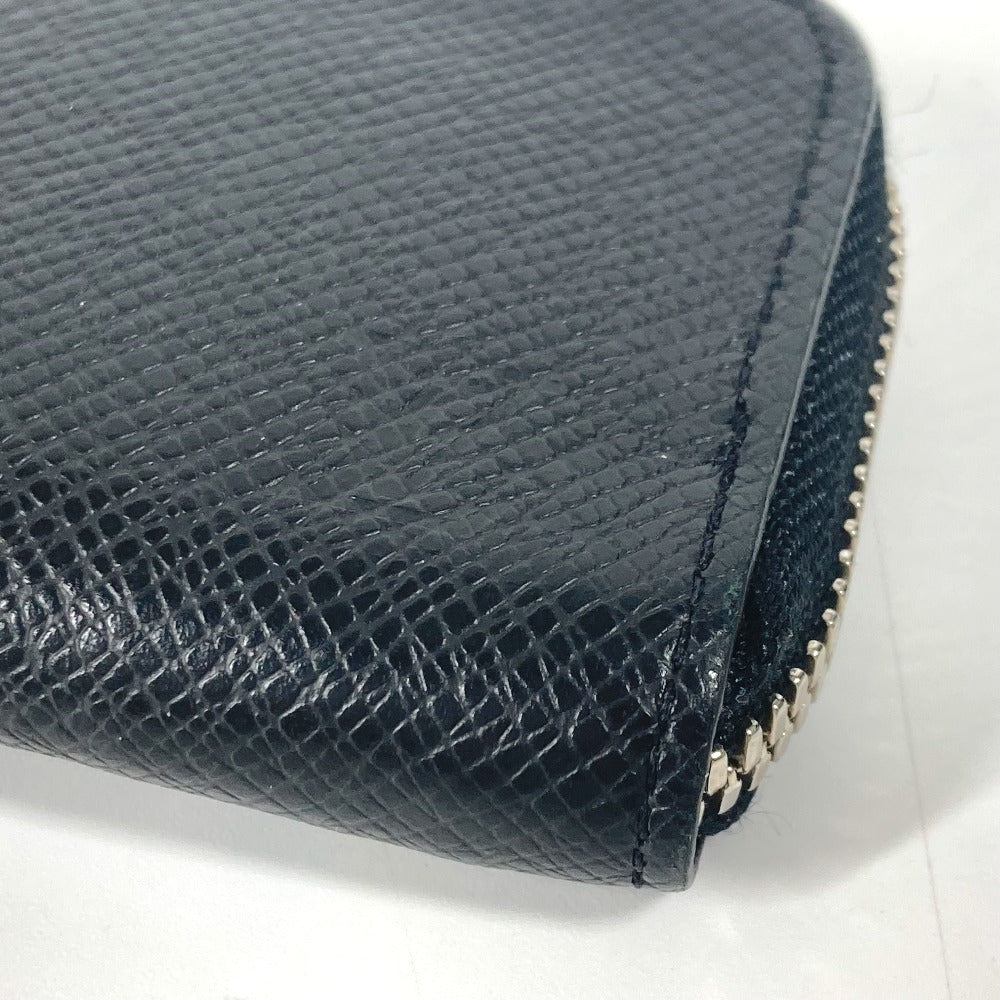 LOUIS VUITTON M63375 タイガ ポルトモネジュール 財布 小銭入れ L字ファスナー コインケース タイガレザー ユニセックス ブラック