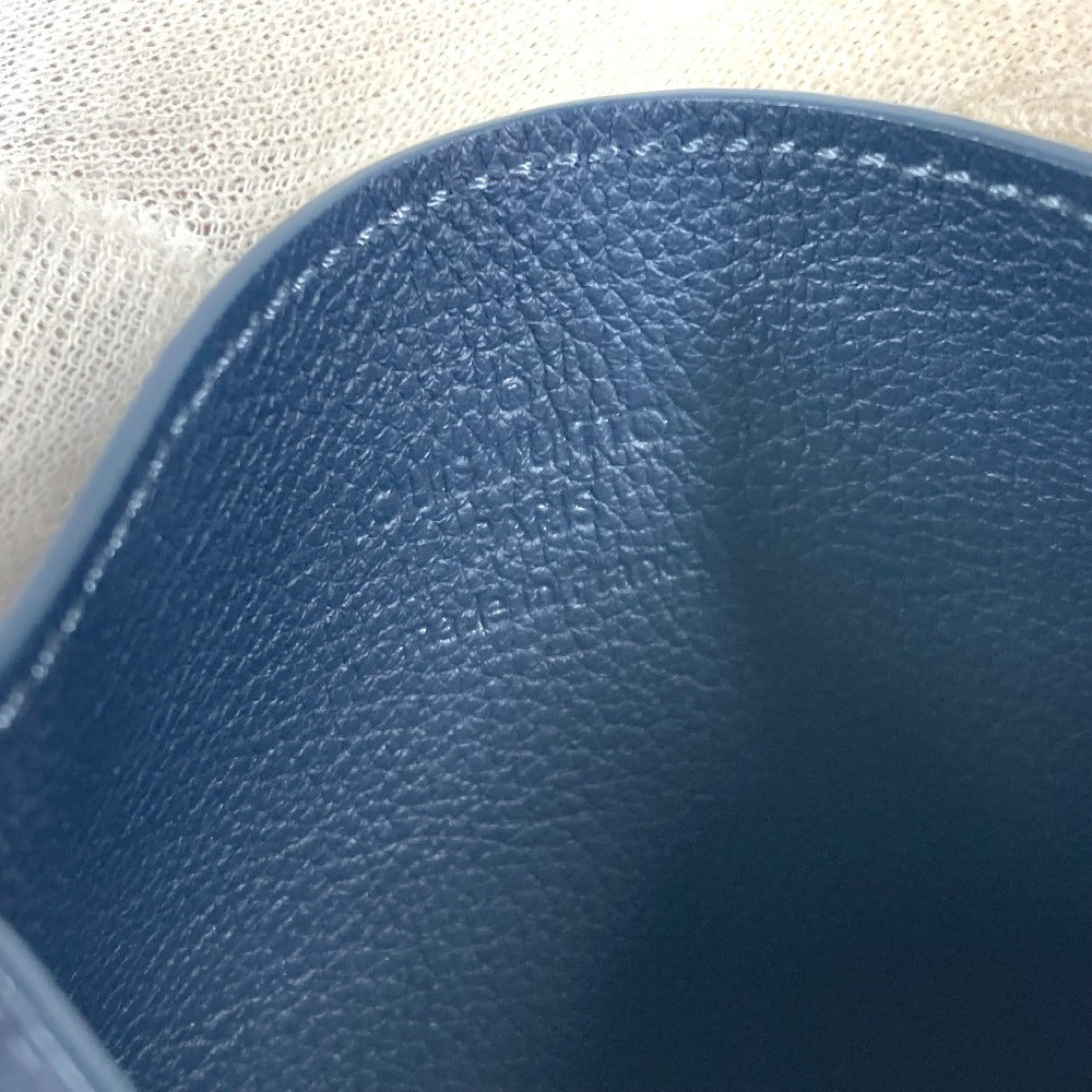 LOUIS VUITTON M83700 モノグラムシャドウ ポルト カルト・ダブル 名刺入れ パスケース カードケース モノグラムシャドウレザー ユニセックス ブルーマリーヌ ネイビー