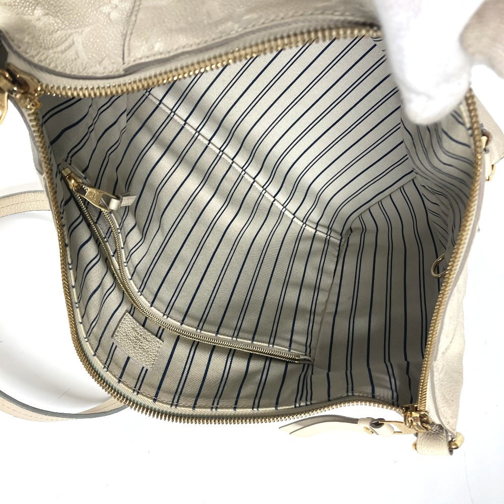 LOUIS VUITTON M93411 モノグラムアンプラント ルミニューズPM カバン トートバッグ 肩掛け ショルダーバッグ モノグラムアンプラントレザー レディース ネージュ ホワイト