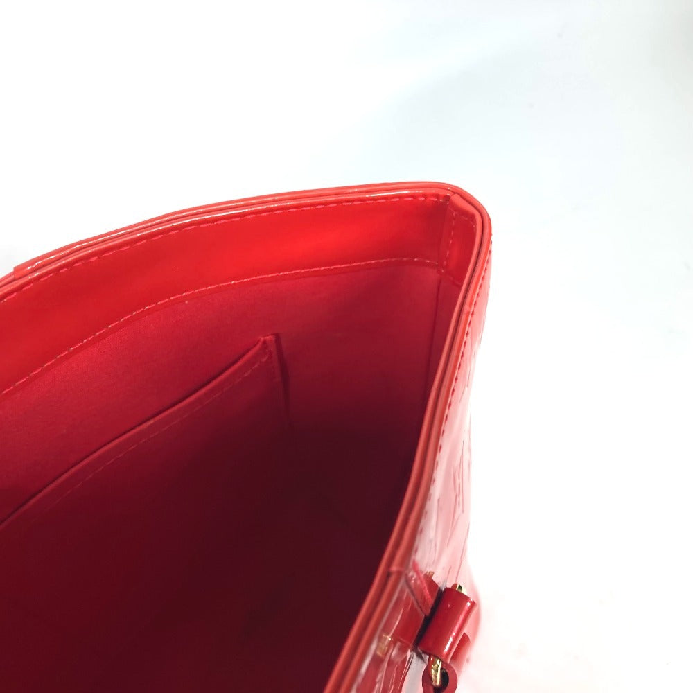 LOUIS VUITTON M91727 モノグラムヴェルニ アヴァロンMM 斜め掛け カバン トートバッグ ショルダーバッグ モノグラムヴェルニ レディース ルージュグルナディーヌ レッド