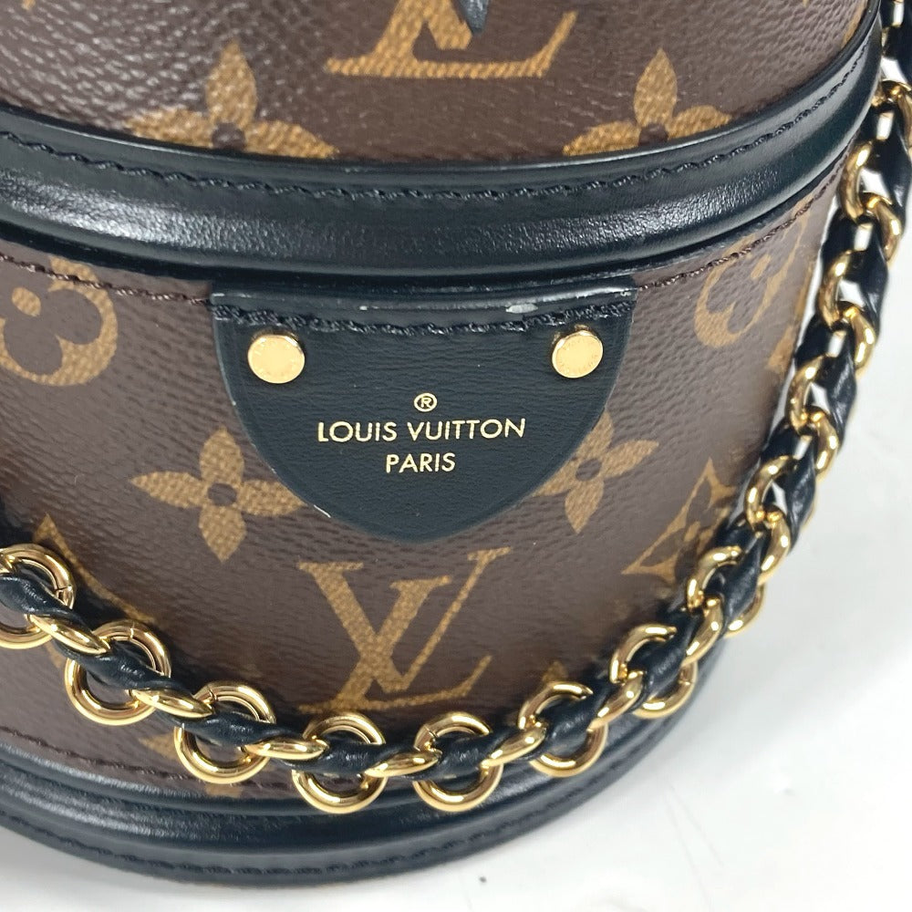 LOUIS VUITTON M83480 Monogram Kanoe Bag Hand Bag Drawstring Bag Pouch Chain Shoulder Bag MonogramCanvas Brown/Black Used