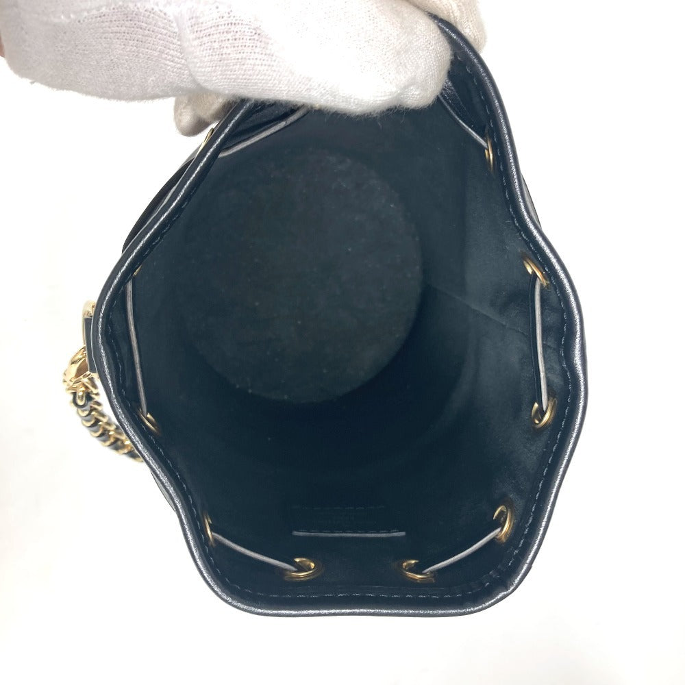 LOUIS VUITTON M83480 Monogram Kanoe Bag Hand Bag Drawstring Bag Pouch Chain Shoulder Bag MonogramCanvas Brown/Black Used