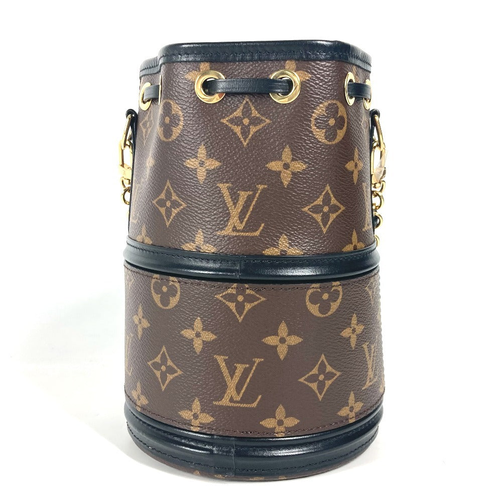 LOUIS VUITTON M83480 Monogram Kanoe Bag Hand Bag Drawstring Bag Pouch Chain Shoulder Bag MonogramCanvas Brown/Black Used
