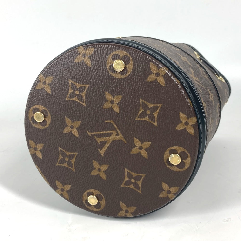 LOUIS VUITTON M83480 Monogram Kanoe Bag Hand Bag Drawstring Bag Pouch Chain Shoulder Bag MonogramCanvas Brown/Black Used