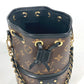 LOUIS VUITTON M83480 Monogram Kanoe Bag Hand Bag Drawstring Bag Pouch Chain Shoulder Bag MonogramCanvas Brown/Black Used
