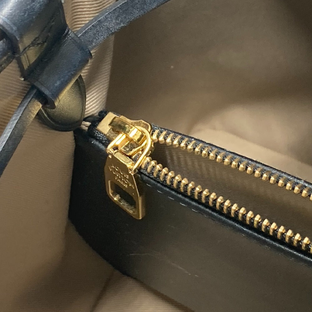 LOUIS VUITTON M23080 Monogram by the pool Neo Noe MM Shoulder Bag Crossbody Drawstring Bag Shoulder Bag cotton / Leather Noir Black/Beige Used