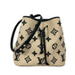 LOUIS VUITTON M23080 モノグラムバイザプール ネオノエMM カバン ショルダーバッグ 斜め掛け 巾着 ショルダーバッグ コットン レディース ノワール ブラック