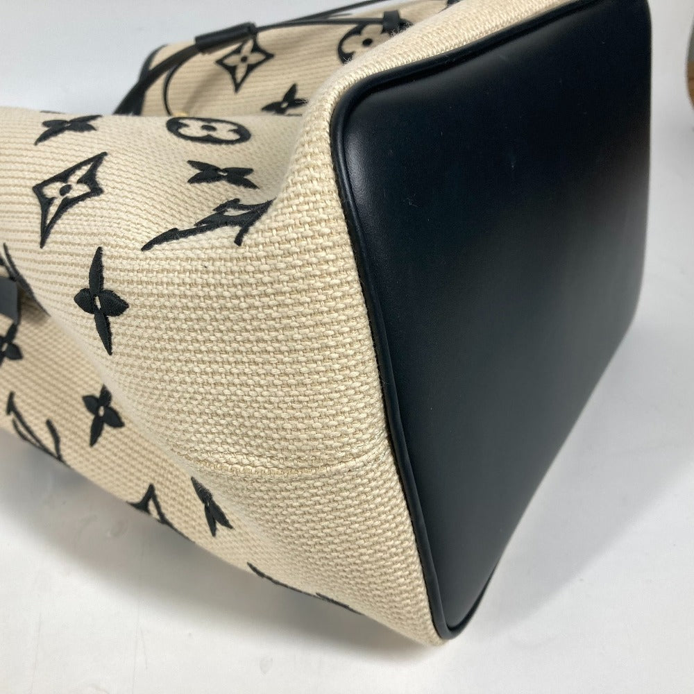 LOUIS VUITTON M23080 モノグラムバイザプール ネオノエMM カバン ショルダーバッグ 斜め掛け 巾着 ショルダーバッグ コットン レディース ノワール ブラック