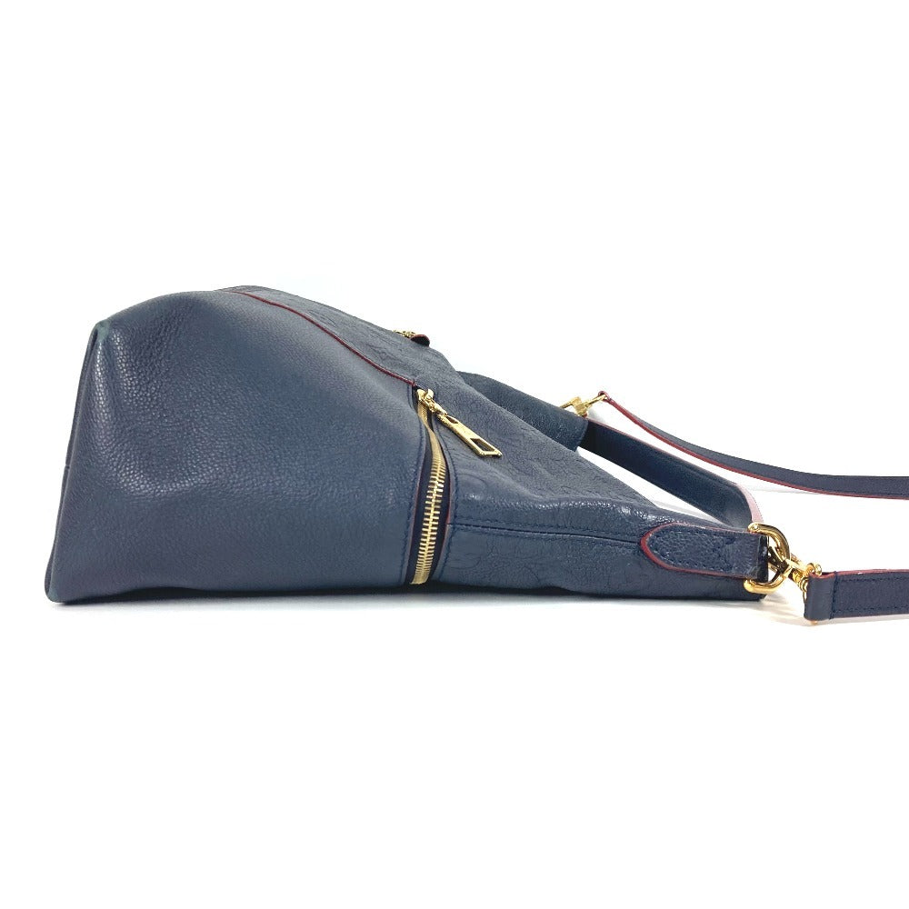 LOUIS VUITTON M44012 モノグラムアンプラント メリー 2WAYバッグ 肩掛け トートバッグ ショルダーバッグ モノグラムアンプラントレザー レディース マリーヌルージュ ネイビー