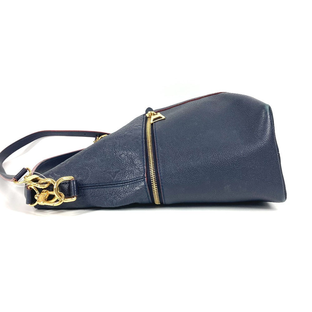 LOUIS VUITTON M44012 モノグラムアンプラント メリー 2WAYバッグ 肩掛け トートバッグ ショルダーバッグ モノグラムアンプラントレザー レディース マリーヌルージュ ネイビー