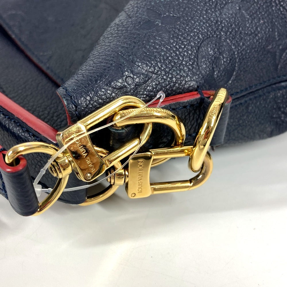 LOUIS VUITTON M44012 モノグラムアンプラント メリー 2WAYバッグ 肩掛け トートバッグ ショルダーバッグ モノグラムアンプラントレザー レディース マリーヌルージュ ネイビー