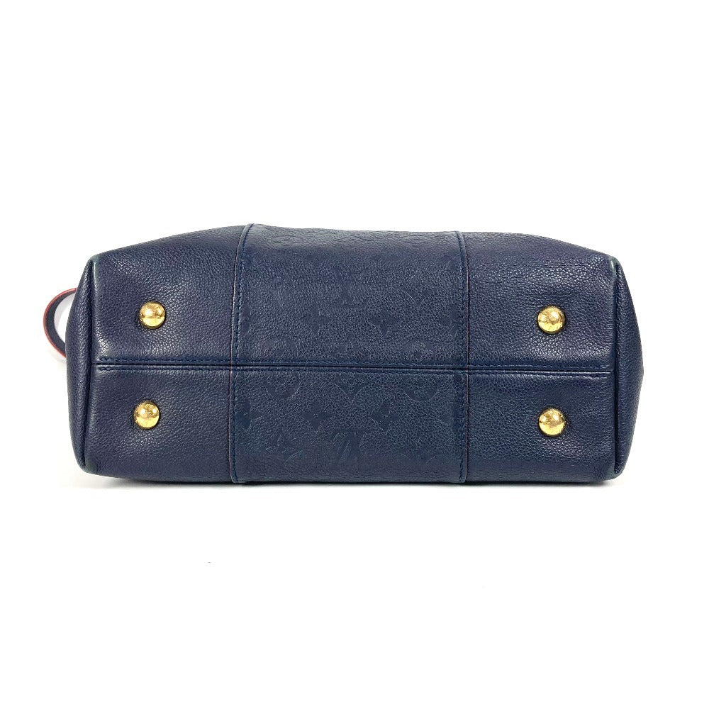 LOUIS VUITTON M44012 モノグラムアンプラント メリー 2WAYバッグ 肩掛け トートバッグ ショルダーバッグ モノグラムアンプラントレザー レディース マリーヌルージュ ネイビー