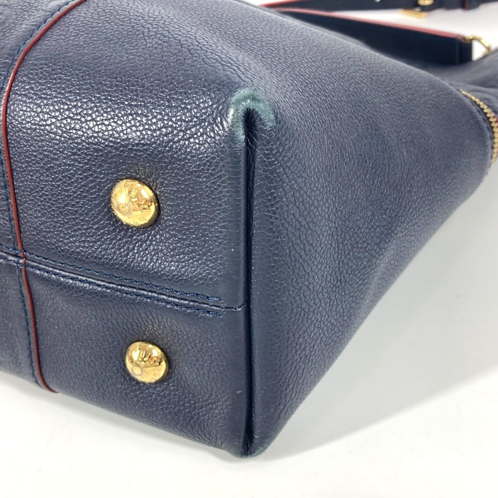 LOUIS VUITTON M44012 モノグラムアンプラント メリー 2WAYバッグ 肩掛け トートバッグ ショルダーバッグ モノグラムアンプラントレザー レディース マリーヌルージュ ネイビー