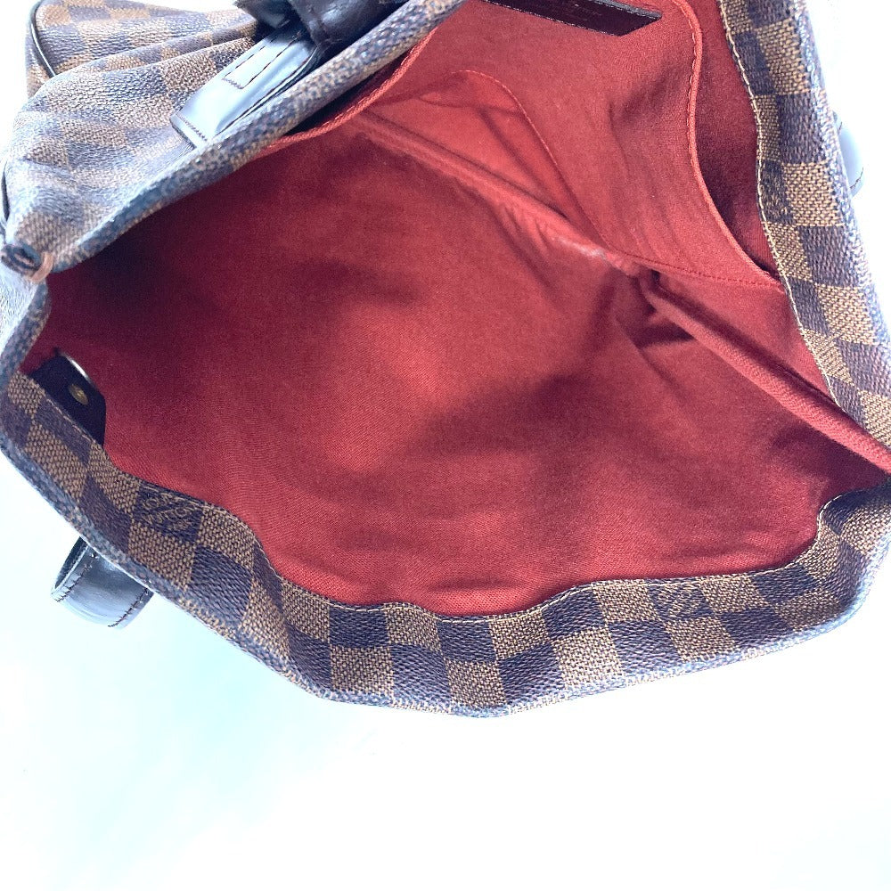 LOUIS VUITTON N51149 ダミエ クリフトン 肩掛け トートバッグ ショルダーバッグ ダミエキャンバス ユニセックス エベヌ ブラウン