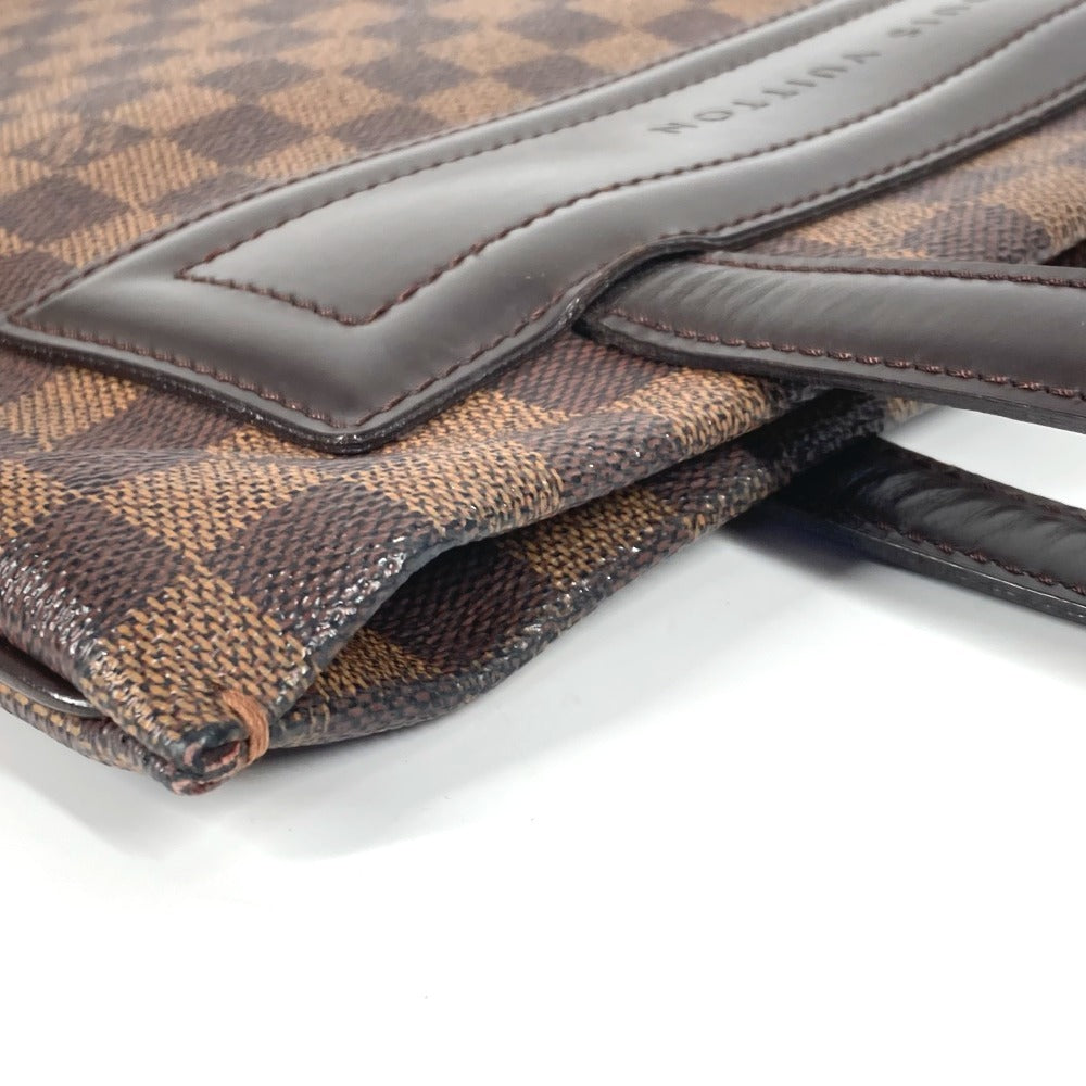 LOUIS VUITTON N51149 ダミエ クリフトン 肩掛け トートバッグ ショルダーバッグ ダミエキャンバス ユニセックス エベヌ ブラウン
