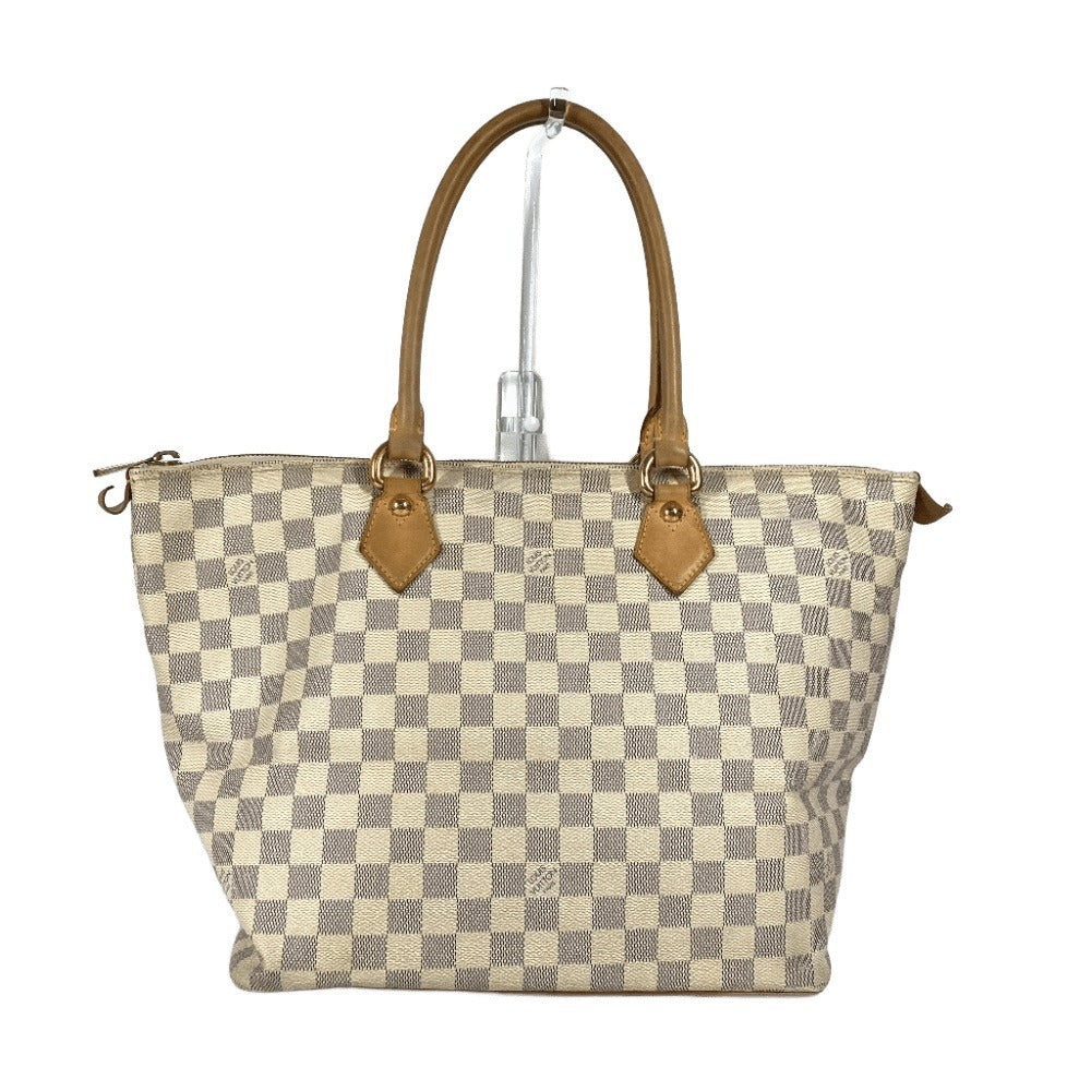LOUIS VUITTON N51185 ダミエアズール サレヤMM カバン 肩掛け トートバッグ ショルダーバッグ ダミエアズールキャンバス レディース ホワイト