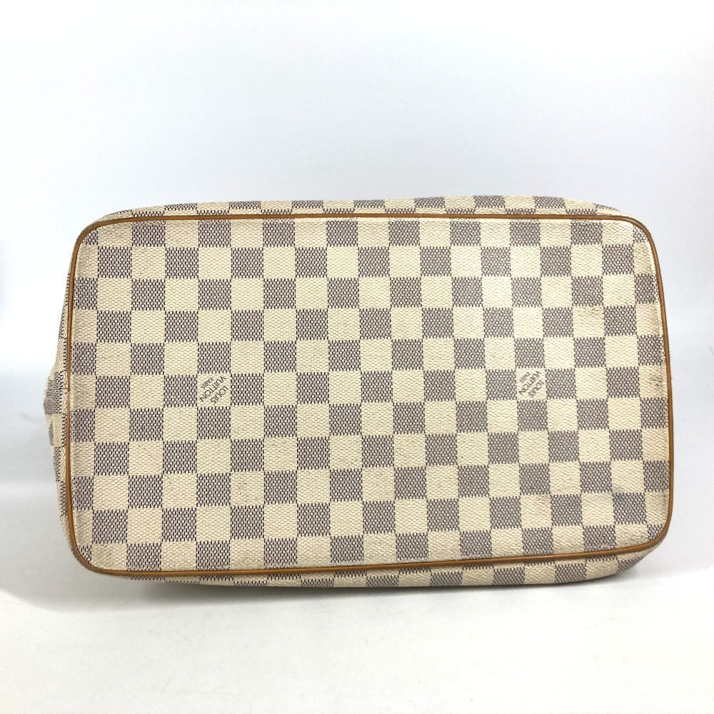 LOUIS VUITTON N51185 ダミエアズール サレヤMM カバン 肩掛け トートバッグ ショルダーバッグ ダミエアズールキャンバス レディース ホワイト
