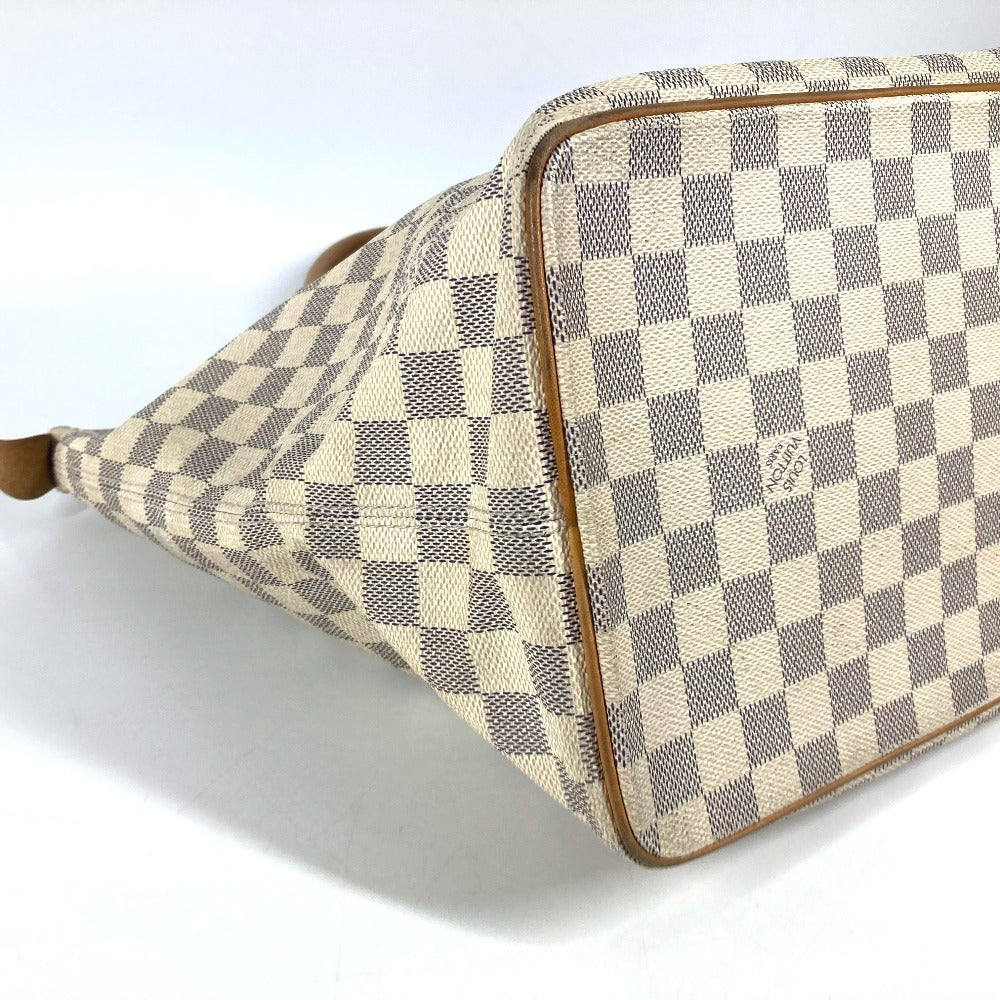LOUIS VUITTON N51185 ダミエアズール サレヤMM カバン 肩掛け トートバッグ ショルダーバッグ ダミエアズールキャンバス レディース ホワイト