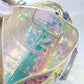 LOUIS VUITTON M53271 Monogram Prism Keepall Bandouliere 50 Travel Bag Shoulder Bag Boston Bag Leather Unisex Aurora Clear